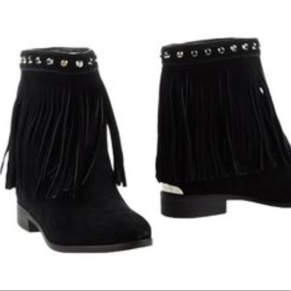 [Michael Kors] | Fringe Suede Boots - Picture 1 of 8